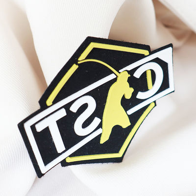 OEKOTEX Embossed Logo Washable Patches Negociable Custom Patches