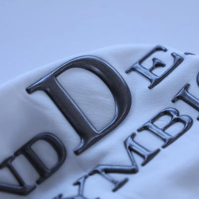 Niestandardowy design litery wysokiej częstotliwości znaki marki 3D TPU Logo Transfer ciepła Żelazo na etykietach odzieży