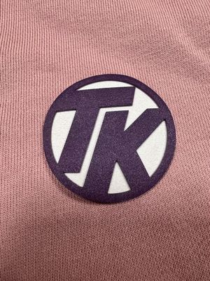 Niestandardowe 3D Puff Foam Garment Embossed Sticker Logo odzieży Heat Press Etykiety dla bluzki