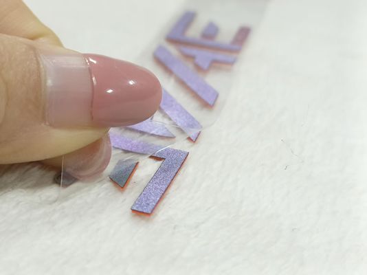 3D Embossed Shine Logo Żelazko na ubrania ciepło gumy odznaka silikonowa płata transfer ciepła