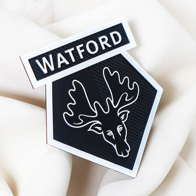 3D Embossed Silicone Heat Transfer Rubber Patches White Label na odzieży