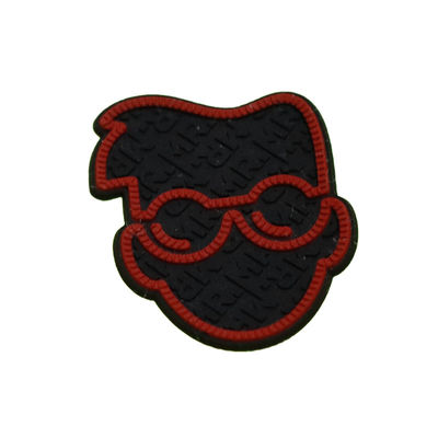 Niestandardowa silikonowa etykieta 3D, zmywalna, miękkie silikonowe logo, transfer ciepła, odznaka