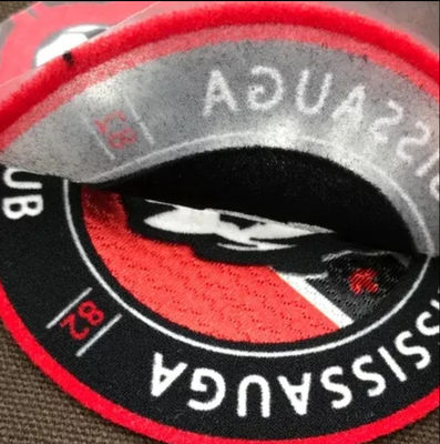 Personalizowany design drukowanie transferu ciepła Logo drużyny piłkarskiej 3D Flocking Patch