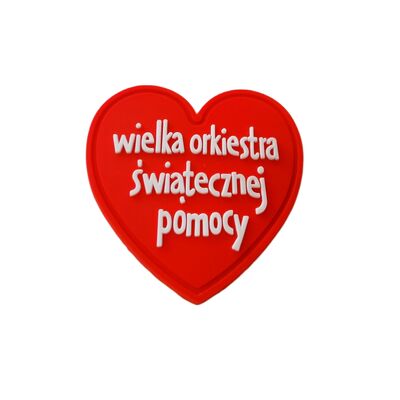 Niestandardowa emblemat 3D z silikonu - Silikonowa naszywka termotransferowa w kształcie wilka w stylu pixel art na odzież