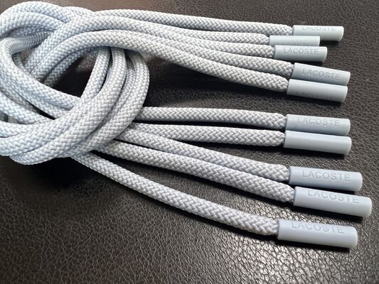 Silikonowy uchwyt do suwaka - Końcówki sznurków do odzieży i akcesoriów (Szary, 5 sztuk)