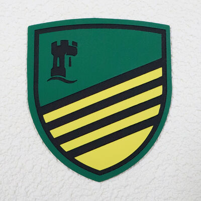 Niestandardowe etykiety drukowane na ekranie silikonowym wodoodporne trwałe etykiety logo dla odzieży sportowej i mundurów