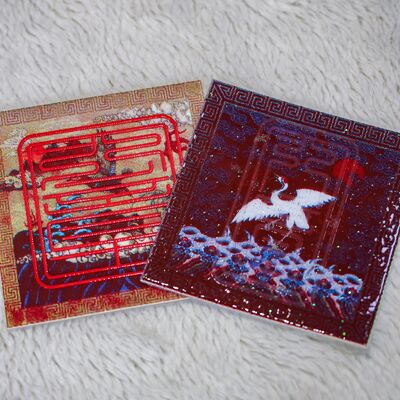 Niestandardowa etykieta z nadrukiem sitodrukowym na tkaninie - Naszywka na odzież z logo marki w wzór lamparta dla akcesoriów odzieżowych