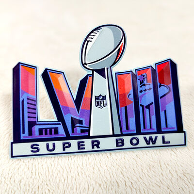 Niestandardowy plaster wysokiej częstotliwości TPU - Super Bowl LVIII Sports Emblem for Apparel