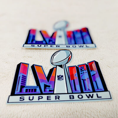 Niestandardowy plaster wysokiej częstotliwości TPU - Super Bowl LVIII Sports Emblem for Apparel