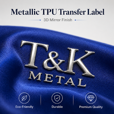 Niestandardowy logo Tpu Transfer ciepła 3D Tpu Label Transfer Soft Tpu Logo For Garment