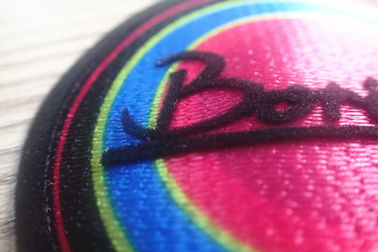 3D Tatami Aaterial Garments Patches, Custom Flokowanie Logo na plastry
