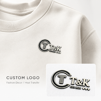Premium Custom Silicone Heat Transfer Etikiety z logo 3D podniesiony do odzieży Odzież sportowa Odzież aktywna kurtki torebki i high-end odzieży marki