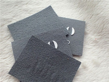 Naszywki z logo Soft Imported Senior Grey Suede Rubber, z logo Micro Injection
