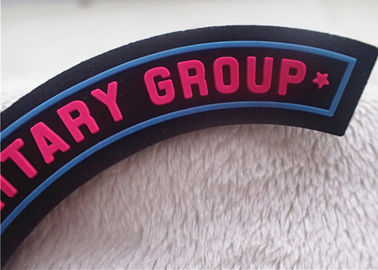 Obuwie lub torby Gumowe naszywki z logo, 3D Odznaka z wytłoczonym silikonem