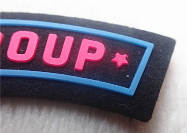 Obuwie lub torby Gumowe naszywki z logo, 3D Odznaka z wytłoczonym silikonem