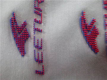 Brush Dots Silikonowe Logo 3D Przeniesienie ciepła Etykiety odzieżowe High - Elastic