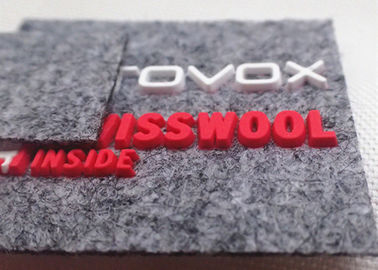 Naszywki z tkaniny filcowej na zamówienie Silikonowe logo na czapki / torby / ubrania OEKO SGS BV