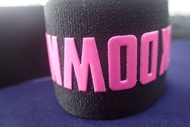Custom Yoga Gym Jacquard Elastic Band Silicon Sitodruk do bielizny