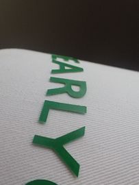 Hot-Glue Backing Logo 3D Sitodruk Etykieta / Niestandardowe łaty drukowane