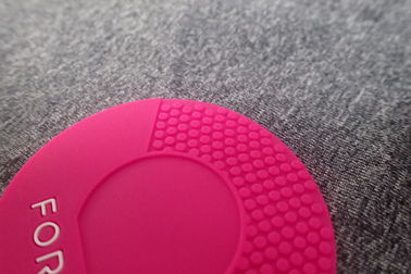Różowe 3D gumowe łaty PCV Szyte - w stylu wodoodpornym - nowatorski wzór
