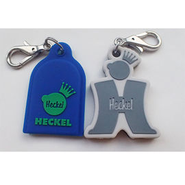 Tag dla psów silikonowych Keychain Spersonalizowane prezenty promocyjne z wytłoczonym logo Nietoksyczny