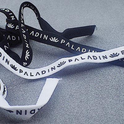 1 cm szerokości poliester miękki elastyczny sznurek sznurek silikonowy logo do odzieży