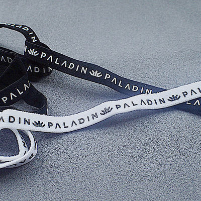 1 cm szerokości poliester miękki elastyczny sznurek sznurek silikonowy logo do odzieży