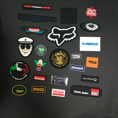 Niestandardowe tagi dresowe Tagi odznaka flaga 3D naszywki pcv na odzież