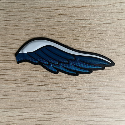 Żelazko na odznakach Wytłaczane logo marki 3D Miękkie plastry TPU na odzież