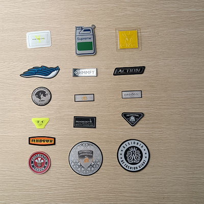 3mm grubości 3D wytłoczone logo Logo TPU Odznaki Naszywki Etykiety na torby