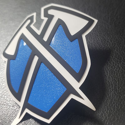 Tłoczone na gorąco sitodrukowe metki odzieżowe Logo 3D Tłoczona silikonowa etykieta z folii transferowej