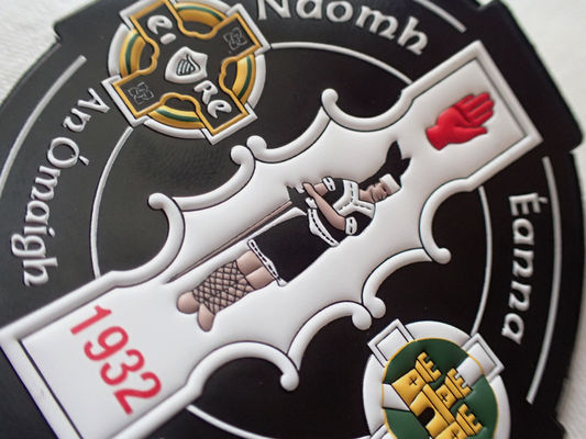 Ekologiczne niestandardowe odznaki TPU Wytłaczane logo 3D Przenoszenie ciepła do odzieży
