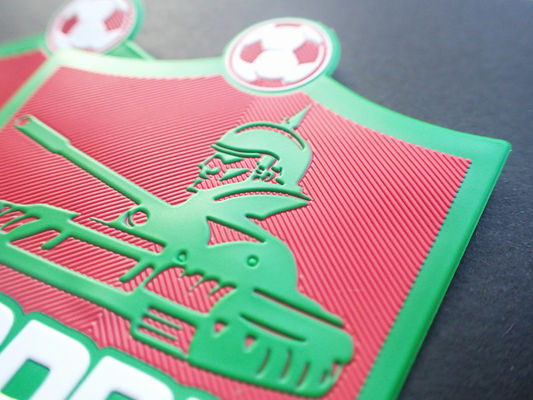 3D Football Sports Logo Wytłaczane plastry TPU na ubrania na zewnątrz