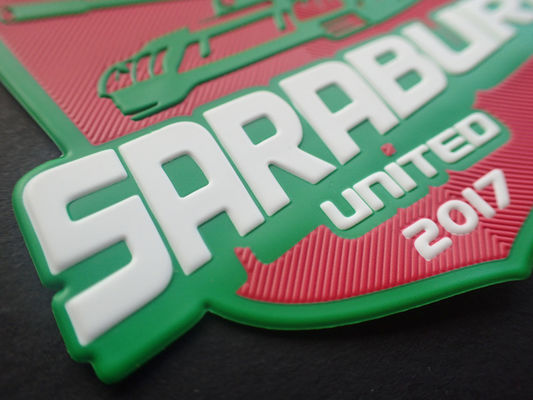 3D Football Sports Logo Wytłaczane plastry TPU na ubrania na zewnątrz