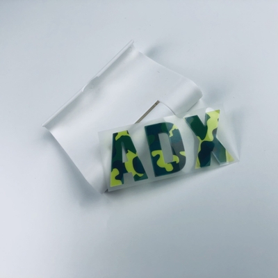 Kamuflażowe silikonowe etykiety termotransferowe 3D z własnym logo