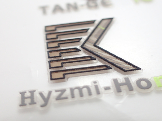 Odzież 3D Silikonowa etykieta termoprzewodząca Niestandardowe logo dla różnych miejsc