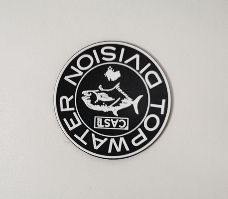 Dostosowane etykiety do druku termotransferowego z logo Silikonowe logo 3D