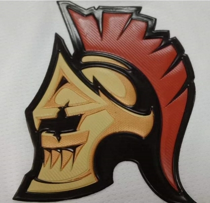 Odzież sportowa Etykiety termotransferowe Drukowanie 3D TPU Plastikowe złote logo