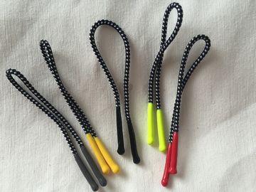 Kolorowy ściągacz suwakowy z kauczuku silikonowego z elastomerowym poliamidem 2mm