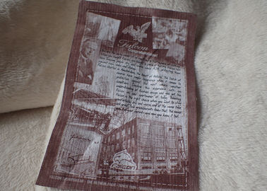 Kolorowe Niestandardowe Drukowane Etykiety Tkaniny, Przydatne Poprawki Ink Heritage