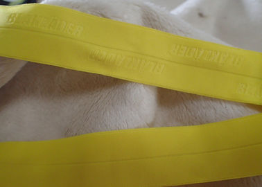 25mm Taśma elastyczna z wytłoczonym logo na ubrania zewnętrzne