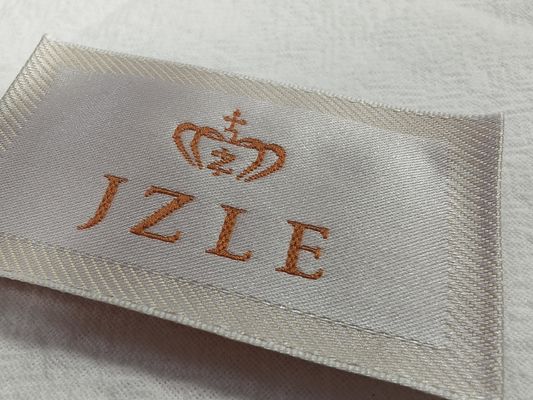 Sztuczne sztukę haftowania plastyki szyja wysokiej gęstości tkanina luksusowe etykiety dla butów