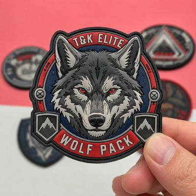 Niestandardowe 3D High Frequency TPU Badges z materiałem silikonowym, spersonalizowane logo i rozmiary, idealne do branżowania odzieży i płatków odzieżowych