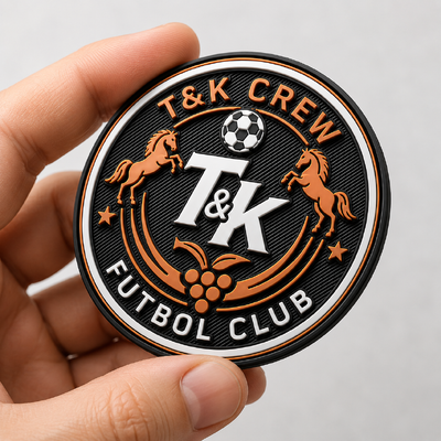 Niestandardowe silikonowe etykiety termotransferowe 3D i naszywki z wypukłym logo dla odzieży sportowej, streetwear, kurtek, czapek, toreb OEM ODM