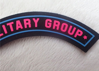 Obuwie lub torby Gumowe naszywki z logo, 3D Odznaka z wytłoczonym silikonem
